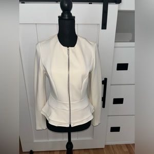 Women’s Peplum Top with Zipper - Size S